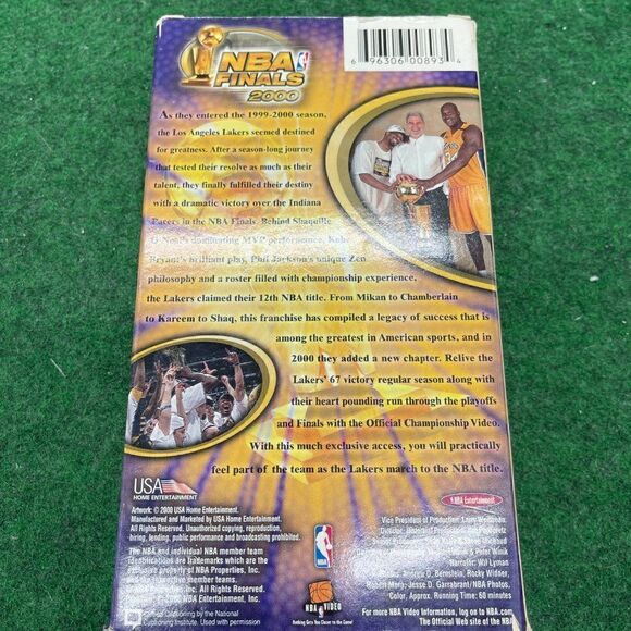 NBA Champion 1999-2000  Los Angeles Lakers NBA Finals 2000 (DVD) - Picture 2 of 2